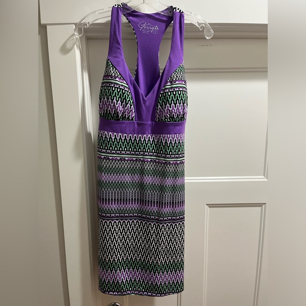 Women’s athletic style dress with built in bra